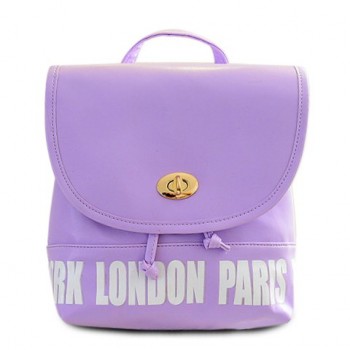 Trendy Women's Satchel With Letter Print and PU Leather Design